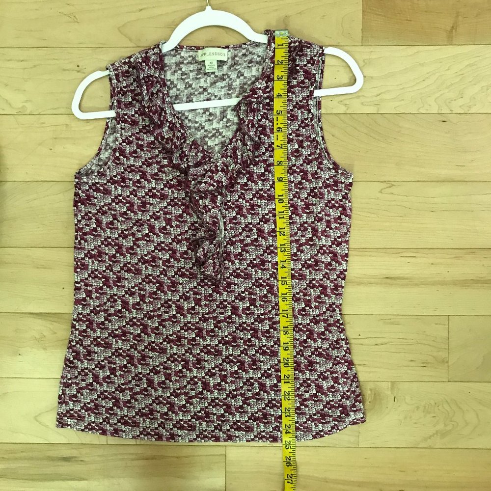 Plum & Mauve Frilly Tank